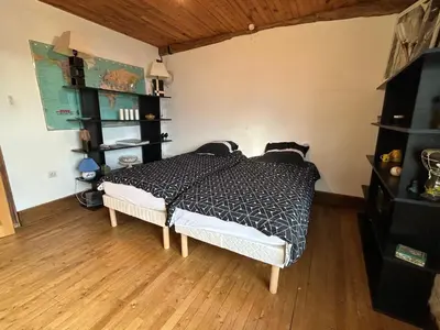 Un ou plusieurs lits dans un hébergement de l'établissement Maison de campagne