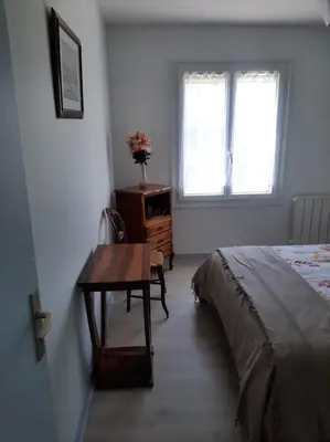 Un ou plusieurs lits dans un hébergement de l'établissement La Maison d'à côté