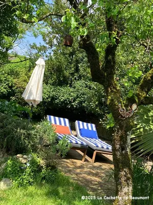 Jardin de l'établissement La Cachette de Beaumont