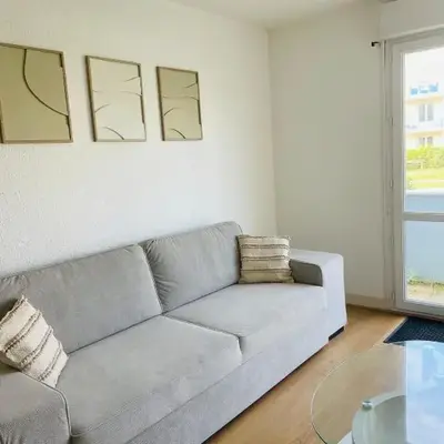 Appartement RDC meublé avec 2 chambres