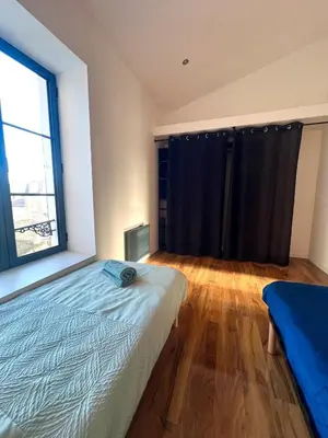 Un ou plusieurs lits dans un hébergement de l'établissement l'Appartement de Tintin