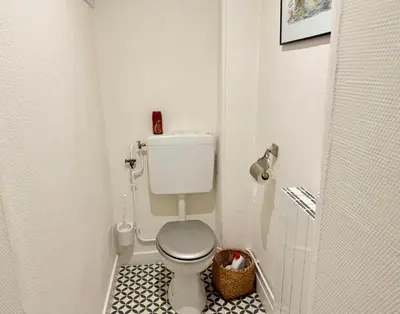 Salle de bains dans l'établissement Sejour premium T3 hypercentre, terrasse, wifi Hotel style stay T3 city center terrace WiFi