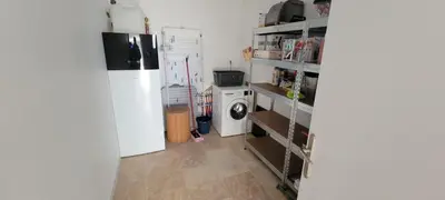 Cuisine ou kitchenette dans l'établissement La maison du saule