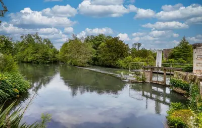 Vue sur la rivière ou le fleuve situé(e) à proximité de la maison de vacances