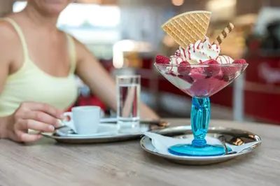 Nourriture dans la maison de vacances ou à proximité
