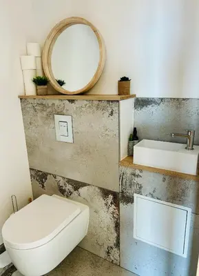 Salle de bains dans l'établissement Villa l'Elégance
