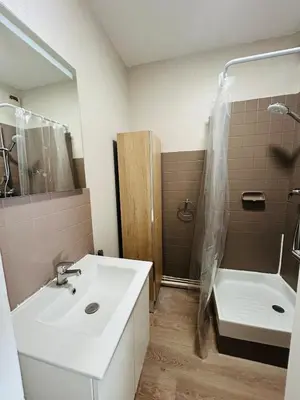Salle de bains dans l'établissement Bel Air Appartement