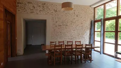 Coin salon dans l'établissement Maison familiale