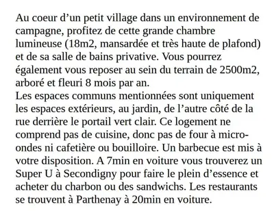 Plan de l'établissement La Ferme du Papillon