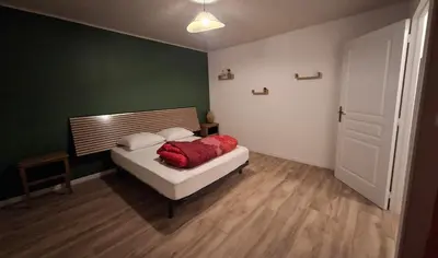 Un ou plusieurs lits dans un hébergement de l'établissement Gîte à la ferme ''Chez Jean''