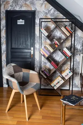 Bibliothèque dans le B&B/chambre d'hôtes