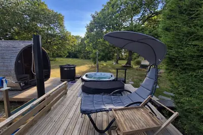 Jardin de l'établissement Raya Sunshine Wellness Retreat - Hot Tub & Sauna