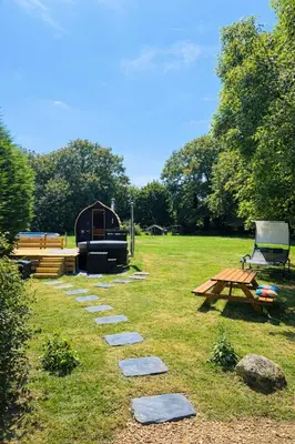 Jardin de l'établissement Raya Sunshine Wellness Retreat - Hot Tub & Sauna