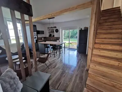 Coin salon dans l'établissement L'Aparté du Doué à Mauzé sur le Mignon