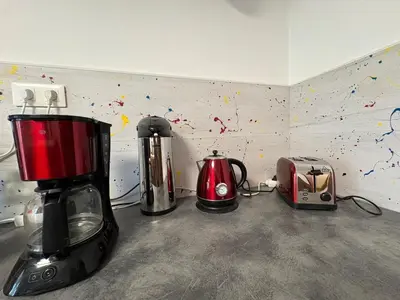 Cuisine ou kitchenette dans l'établissement La Rohannaise - Maison Charentaise avec Sauna