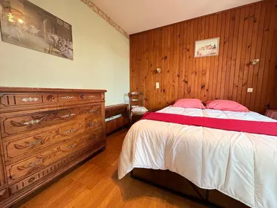 Un ou plusieurs lits dans un hébergement de l'établissement La Rohannaise - Maison Charentaise avec Sauna