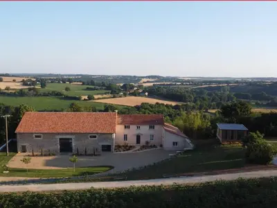 Paysage naturel près de la maison de vacances