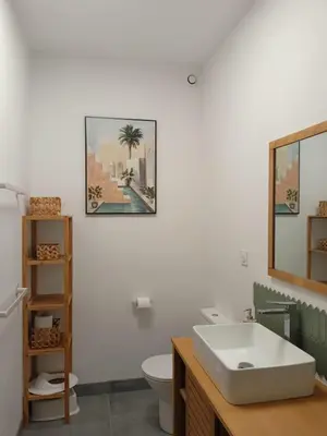 Plan de l'établissement Maison de charme avec piscine et fitness