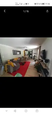 Télévision ou salle de divertissement dans l'établissement Maison nature