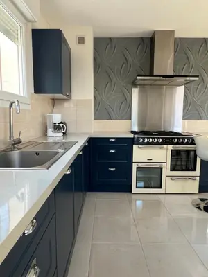 Cuisine ou kitchenette dans l'établissement Maison indépendante à la campagne