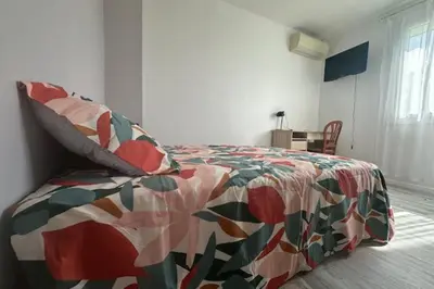 Un ou plusieurs lits dans un hébergement de l'établissement Maison lumineuse à Périgny confort jusquà 6 !