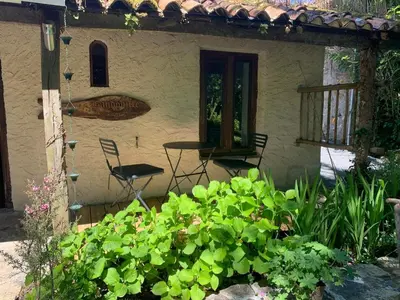 Jardin de l'établissement Gîte d'étape en pleine nature