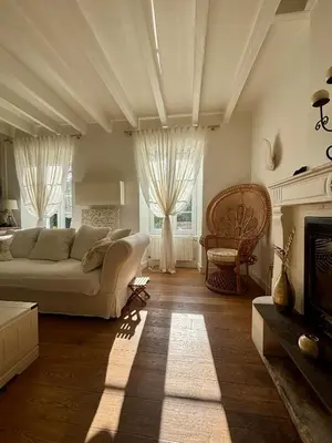 Un ou plusieurs lits dans un hébergement de l'établissement Grande maison de charme - Proche de La Rochelle