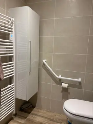 Salle de bains dans l'établissement Mélusine - logement tout confort