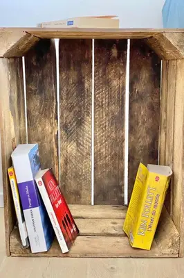 Bibliothèque dans l'appartement