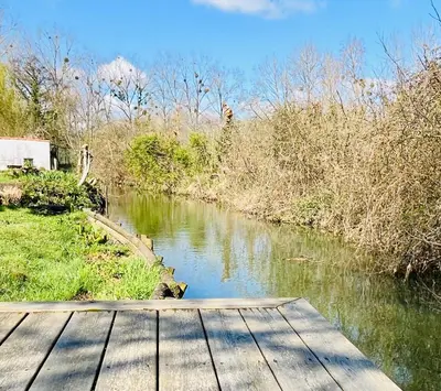 Plan de l'établissement Havre de paix au bord de l'eau avec piscine
