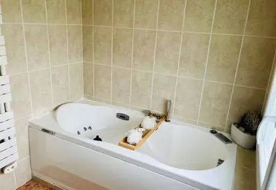 Plan de l'établissement Havre de paix au bord de l'eau avec piscine