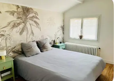 Plan de l'établissement Havre de paix au bord de l'eau avec piscine
