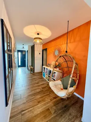 Télévision ou salle de divertissement dans l'établissement Maison Soleya - Piscine privée