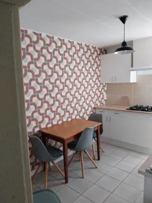 Cuisine ou kitchenette dans l'établissement Maisonette Syl' -vie