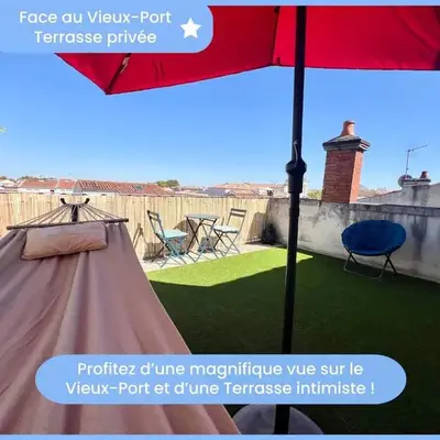 Magnifique Appartement avec Vue sur le Vieux-Port et Terrasse Privée sans vis-à-vis