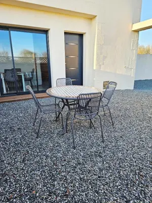 Terrasse ou espace extérieur de l'établissement Gîte de la Forêt de Poyant