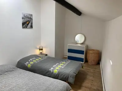 Un ou plusieurs lits dans un hébergement de l'établissement La maison du plessis