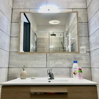 Salle de bains dans l'établissement Centre ville 38 Maréchaux