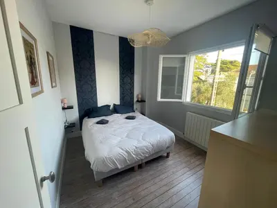 Un ou plusieurs lits dans un hébergement de l'établissement Itzala – Bord de Mer et Centre-Ville