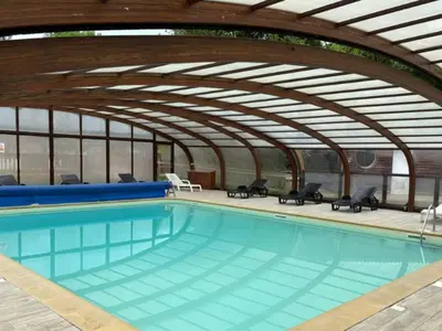 Piscine de l'établissement Spacieux Chalet 54m² pour 6 au Domaine de Dienné - API-1-52-1347 ou située à proximité