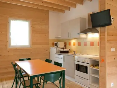 Cuisine ou kitchenette dans l'établissement Chalet spacieux avec terrasse pour 8 personnes - API-1-52-1342