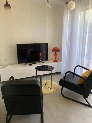 Télévision ou salle de divertissement dans l'établissement Le logis de Niort appart hôtel bis