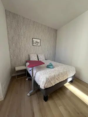 Un ou plusieurs lits dans un hébergement de l'établissement Maison en face du Marche Notre-Dame