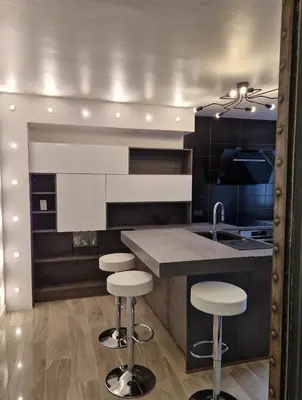 Cuisine ou kitchenette dans l'établissement Le Peekskill
