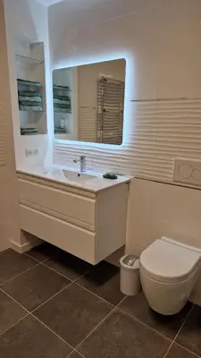 Salle de bains dans l'établissement Le Peekskill