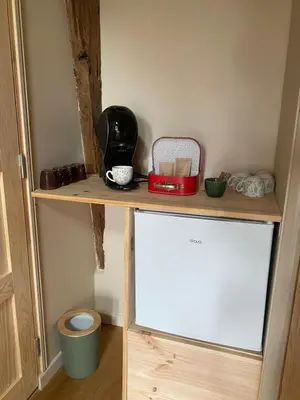 Cuisine ou kitchenette dans l'établissement Domaine du Petit Vivier - Futuroscope