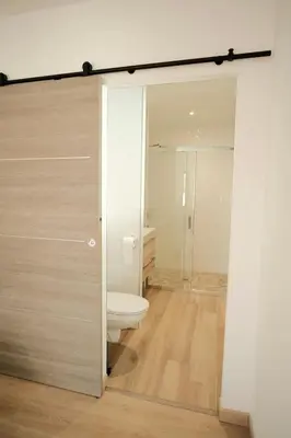 Salle de bains dans l'établissement Villa Bella