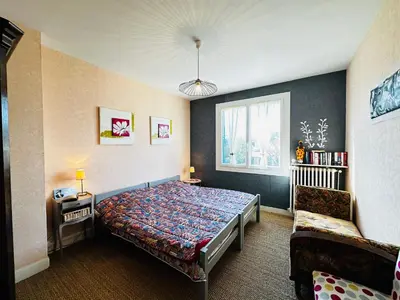 Un ou plusieurs lits dans un hébergement de l'établissement Fouras : Maison pour 6, 100m², Sans Équipement Spécial - FR-1-709-102