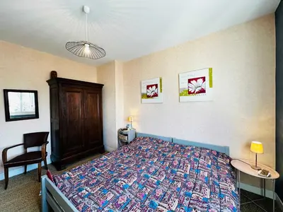 Un ou plusieurs lits dans un hébergement de l'établissement Fouras : Maison pour 6, 100m², Sans Équipement Spécial - FR-1-709-102