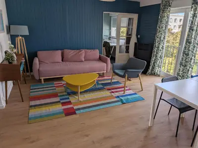 Coin salon dans l'établissement T4 Hyper Centre agreable et lumineux